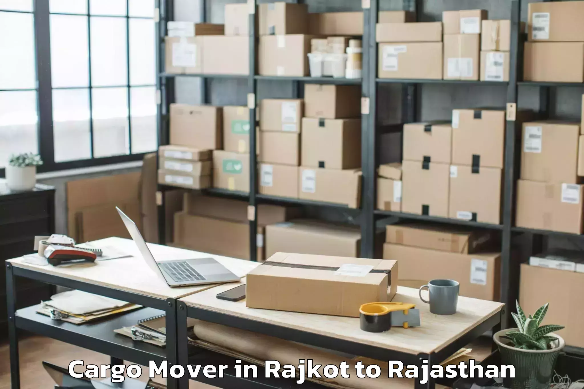 Book Rajkot to Pilani Cargo Mover Online